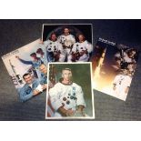 Space Collection 4 fantastic 10x8 colour photos includes Astronaut Eugene A Cernan autopen signed
