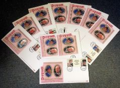 Benham original FDC collection includes 10 covers commemorating Her Majesty Queen Elizabeth II and