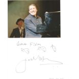 JOOLS HOLLAND Singer signed Page with Photo. We combine postage on multiple winning lots and can