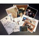 Coronation Street collection over 25 assorted signed photos, signature pieces and white cards from