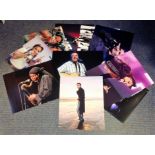 Music collection 10 unsigned 10x8 colour photos of some well kown names in music includes Will