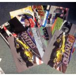 Motor Racing Collection 8 signed assorted colour photos signed by drivers that have all raced in