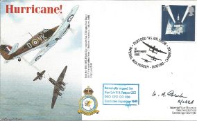 Air Cmdre. H. A. Fenton CBE, DSO, DFC (OC No. 238 Sqn. , 1940) signed Hurricane Cover illustrate