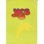 YES 1975 British Spring Tour Programme. We combine postage on multiple winning lots and can ship