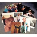 TV and Film collection 12 assorted signed colour photos includes Keith David, Mackenzie Crook, Jesse