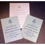 RAF programme collection includes 3 booklets Presentation of the Queens Colour for the RAF in the