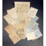 World Postal collection includes 25 items ALS and envelopes dating back to the 1800s some rare