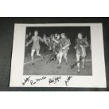 Sixties European Cup football winners collection two superb multi signed 16x12 photos.