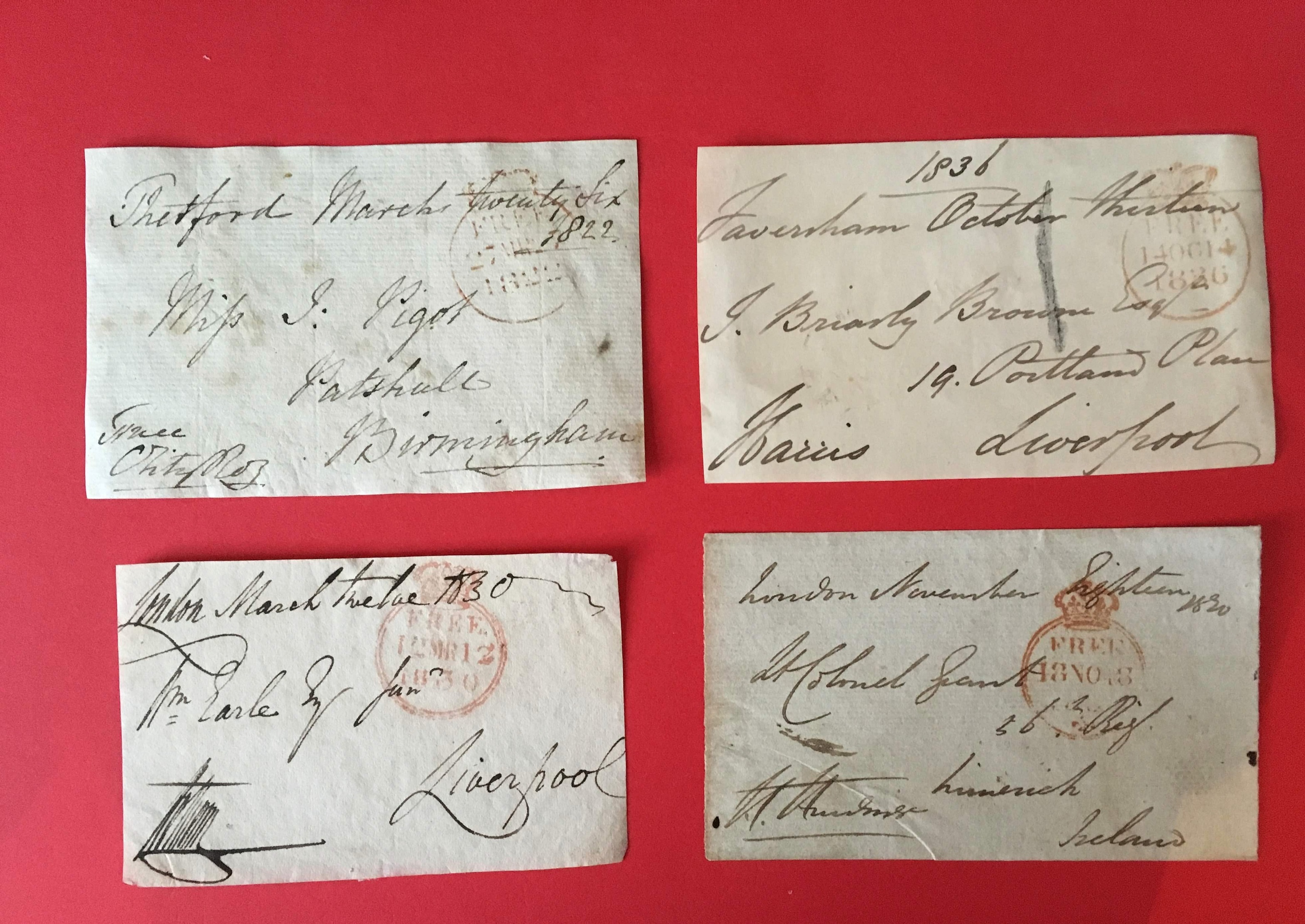 Battle Of Waterloo Wellingtons Generals signed collection. Selection Off Ten Envelope Fronts - Image 2 of 2