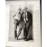 Photographer Terry O'Neil signed Paul Newman and Lee Marvin Gelatin Silver Print.