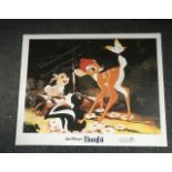 Bambi Donnie Dunagan voice of Bambi signed 14 x 12 inch colour print.