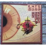 Kate Bush signed 33 rpm record sleeve for The Kick Inside with hand written rare lyrics