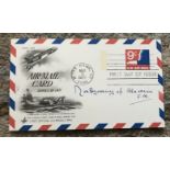 FM Montgomery of Alamein signed 1971 US Missile Mail Air Mail card.