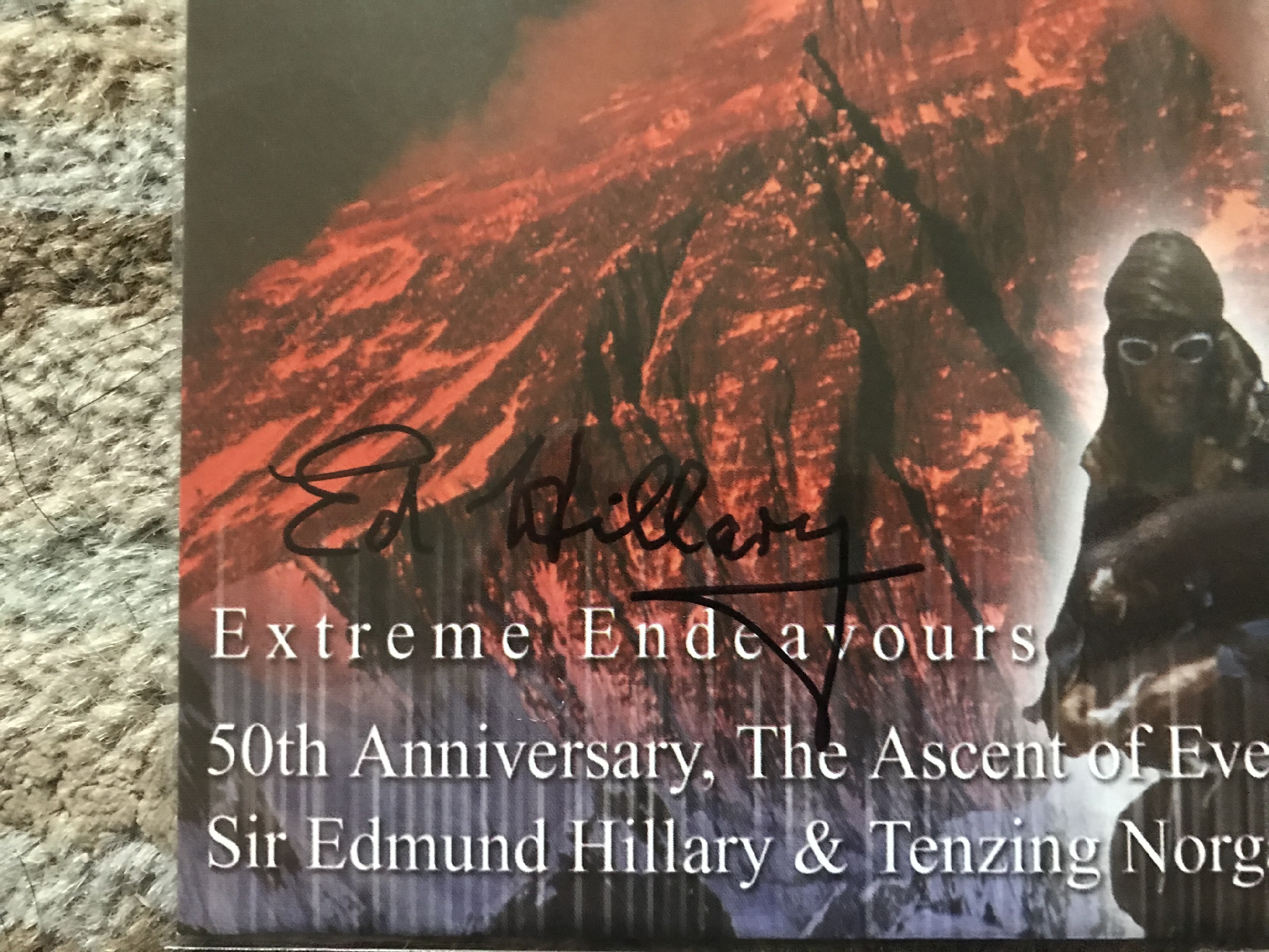 Sir Edmund Hillary signed 2003 Extreme Endeavours cover, comm 50th ann of the Ascent of Everest. - Image 2 of 2