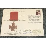 Rare Victoria Cross winners multiple signed cover. 1979 Rorkes Drift VC cover signed by Robert Ryder