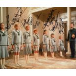 The Sound of Music 8x10 photo signed by all seven of the children who starred in the film