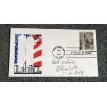 Nelson Mandella signed 2002 US Heroes FDC.