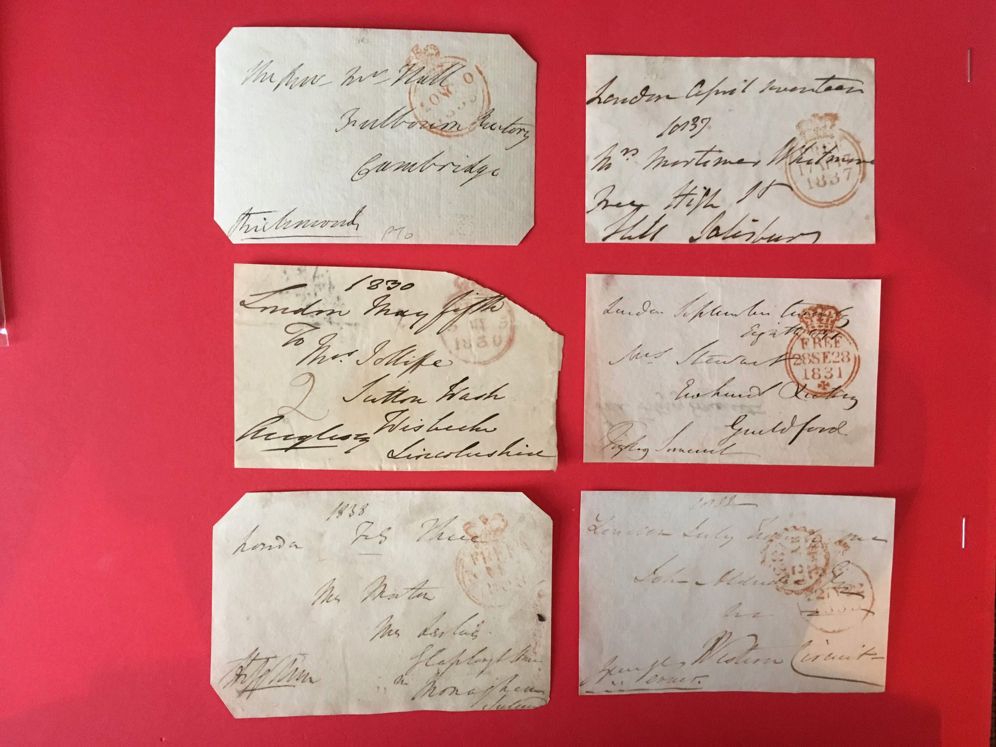 Battle Of Waterloo Wellingtons Generals signed collection. Selection Off Ten Envelope Fronts