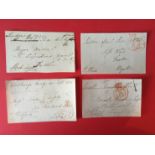Early English Cricketers signed collection. Selection Of Eight Envelope Fronts Signed By