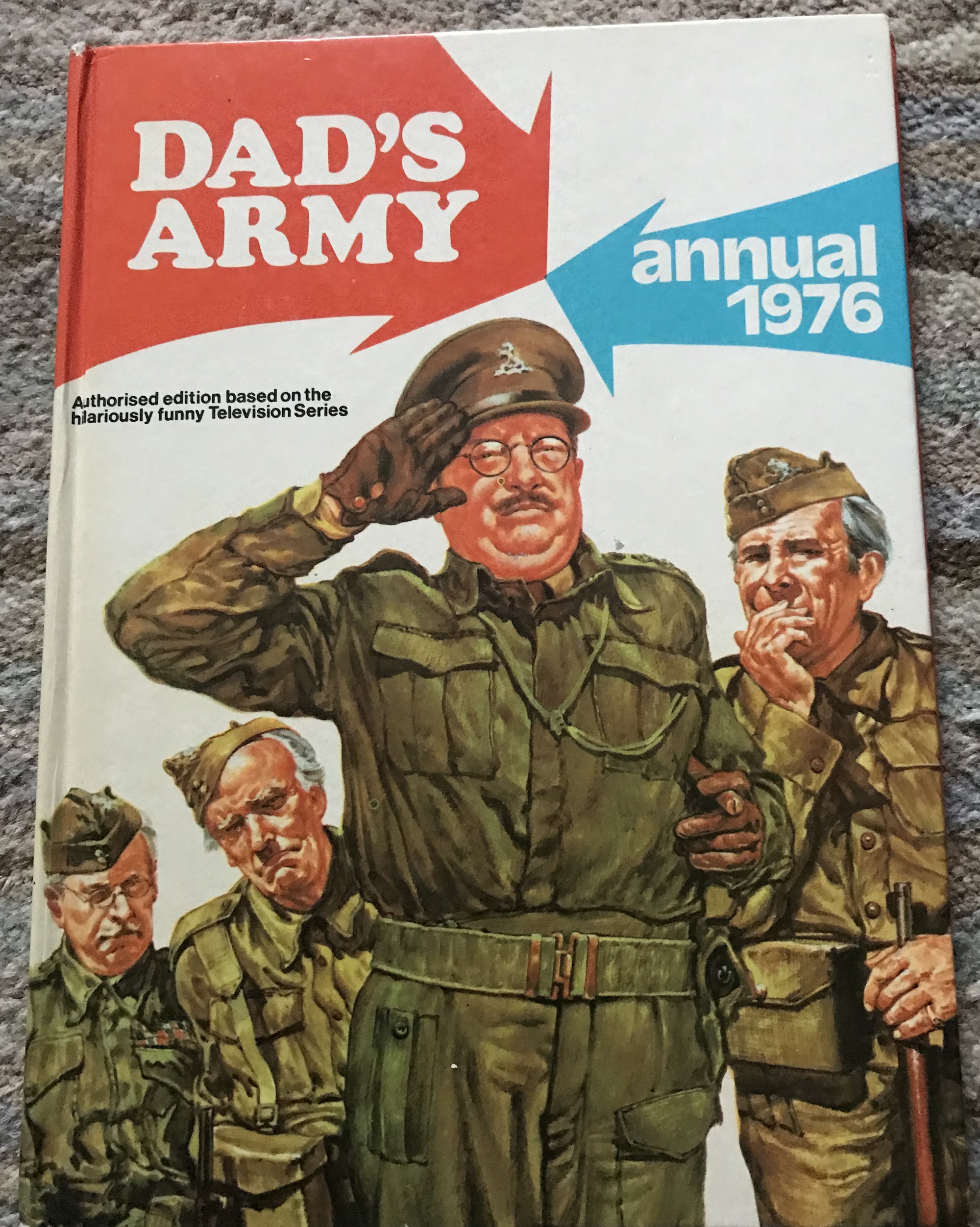 Dads Army multiple signed 1976 annual. Inside page has 11 autographs inc Arthur Lowe, Clive Dunn. - Image 3 of 3
