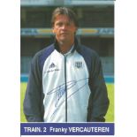 FRANKY VERCAUTEREN signed HSV Promo Photo. Good condition Est.
