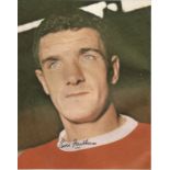 Football Manchester United legend Bill Foulkes signed 10x8 colour photo. William Anthony Foulkes (