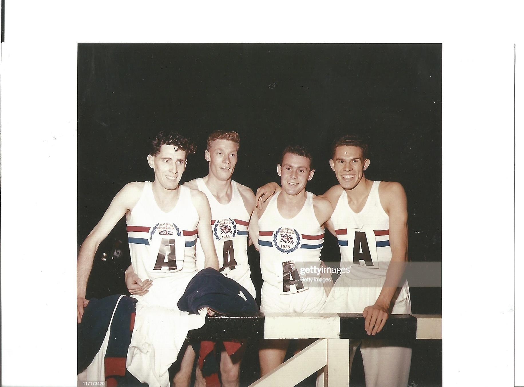 Olympics John Salisbury signed 6x4 colour photo of the Bronze Medallist in the Athletics 4x400 relay