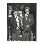 Olympics Dick McTaggart signed 6x4 black and white of the Olympic Gold and Bronze Medallist in the