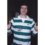 Autographed ALFIE CONN 12 x 8 photo - Col, depicting Celtic's new signing posing for photographers