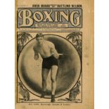 Boxing Journal Newspaper dated 3rd December 1910 published in London and at the time the largest