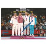 Olympics Aleksander Kazekevic signed 6x4 colour photo of the Olympic Bronze Medallist in the 74kg