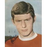 Football Manchester United legend signed 10x8 colour photo. Brian Kidd, who featured as a striker,