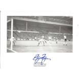 HELMUT HALLER (1939-2012) signed West Germany 1966 World Cup Final 8x12 Photo. Good condition Est.