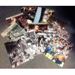 Football West Ham United collection includes 11 assorted signed photos from Hammer legends such as