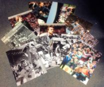 Football West Ham United collection includes 11 assorted signed photos from Hammer legends such as