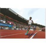 Olympics Francine Niyonsaba signed 6x4 colour photo of the Silver Medallist in the Athletics 800m