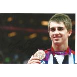 Olympics Max Whitlock signed 6x4 colour photo of the Gold and triple Bronze medallist in