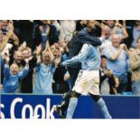 Football Stuart Pearce signed 16x12 colour photo pictured while Manager of Manchester City. Good