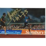 Olympics Nijel Amos signed 6x4 colour photo of the Silver Medallist in the 800m Athletics event at