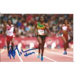 Olympics Novlene Williams Mills signed 6x4 colour photo of the triple Silver Medallist and Bronze