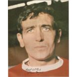 Football Manchester United legend Shay Brennan signed 10x8 colour photo. Brennan helped United to