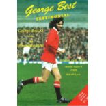 Football vintage programme George Best Testimonial George Best XI v An International XI Windsor Park