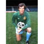 Football Joe Corrigan signed 16x12 colour photo pictured during his time with Manchester City.