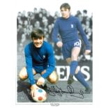 Football Bobby Tambling signed 16x12 colour montage photo pictured while playing for Chelsea. Good