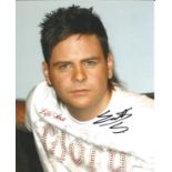 SCOTT ROBINSON Five Singer signed 8x10 Photo. Good condition. All autographs come with a Certificate