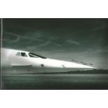 Concorde Designer. 8x12 inch photo signed by the late Sir Norman Harry who designed the iconic droop