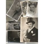 Vintage photo collection. 8 included. Includes Sid Field, Evelyn Lane, Cyril Fletcher, Adelaide Hall