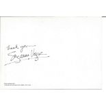 SUZANNE VEGA Singer signed Postcard. Good condition. All autographs come with a Certificate of