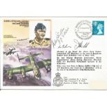 WW2 Luftwaffe ace Helmut Ruffler signed Lord Tedder historic aviators cover. Info inside. Flown by