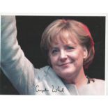Angela Merkel signed 12x8 colour photo. Good condition. All autographs come with a Certificate of